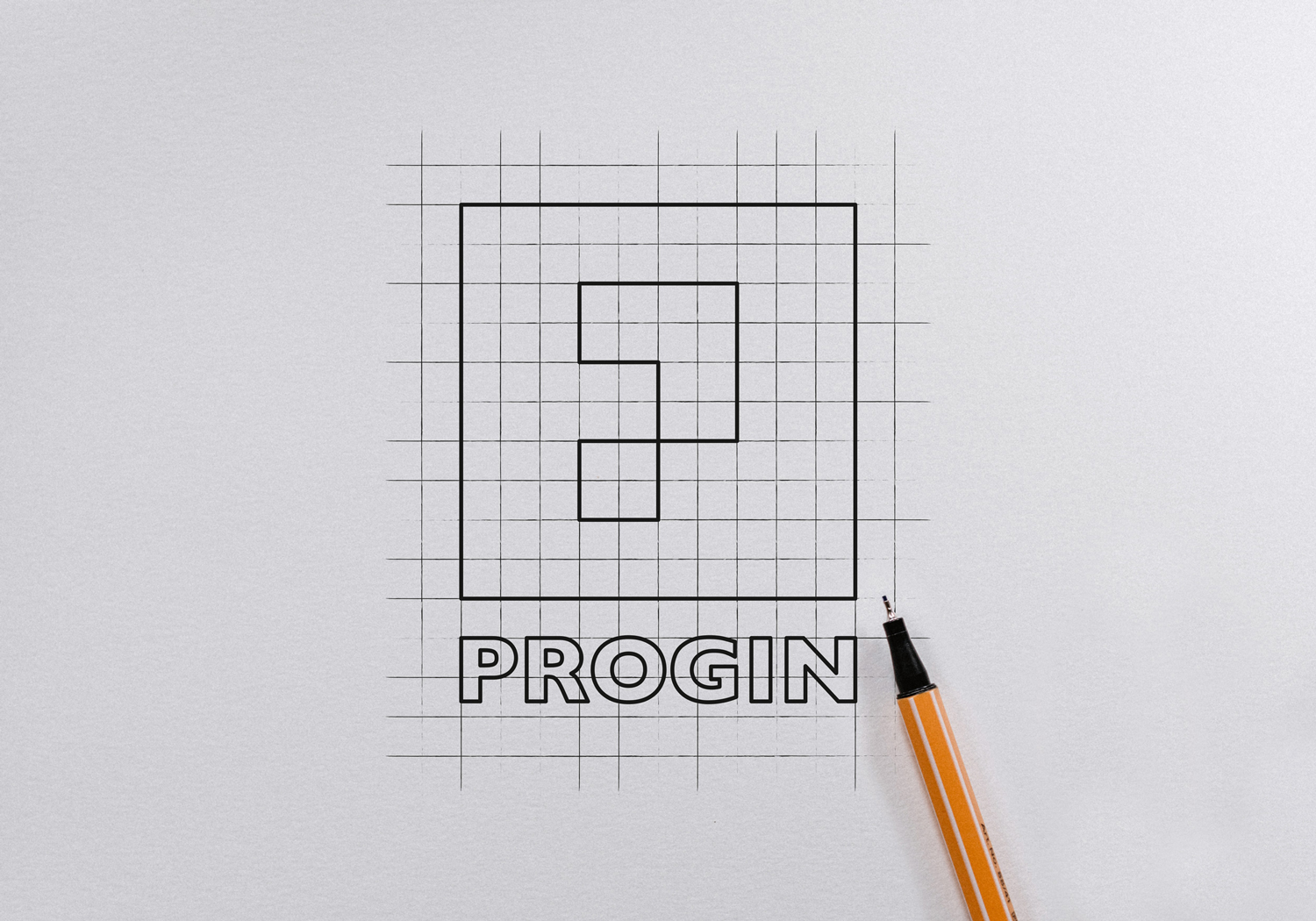Création du logo de Progin SA.