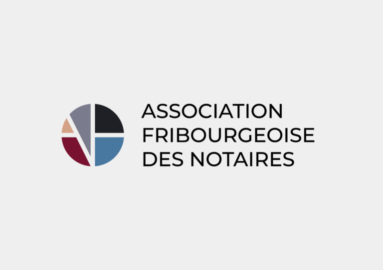 Création du logo de l'association fribourgeoise des notaires.