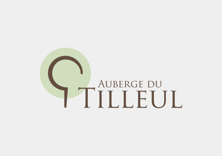 Création du logo de l'Auberge du Tilleul.